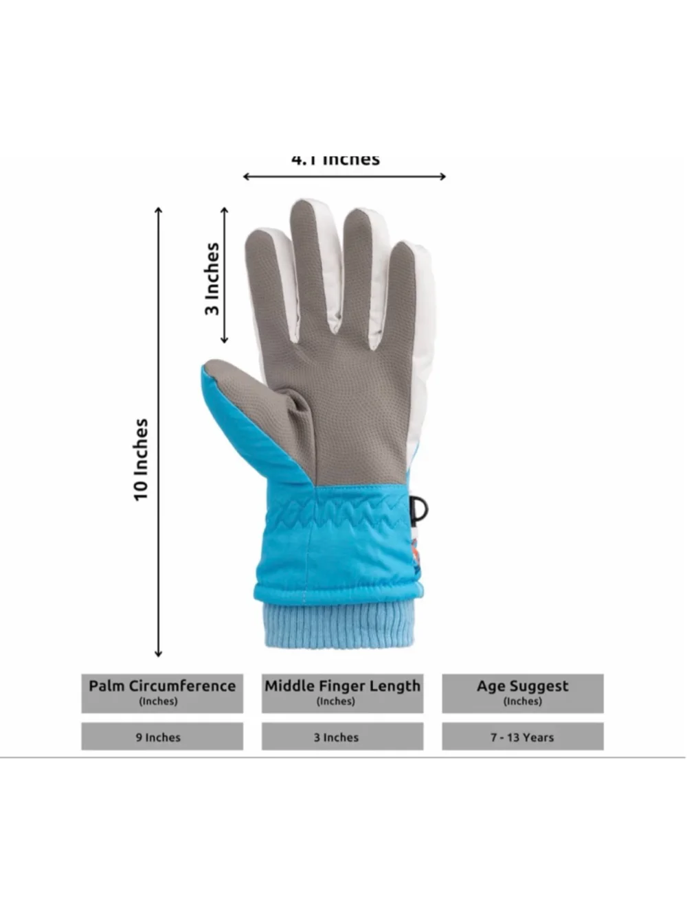 NEW Snow Gloves (Rated 10°F) Double Insulated Waterproof Touchscreen